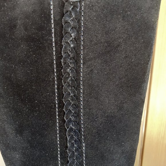 AQUATALIA Italian LEATHER Tall Full Zip up Southern Country Riding Boot 8 New - Picture 4 of 8